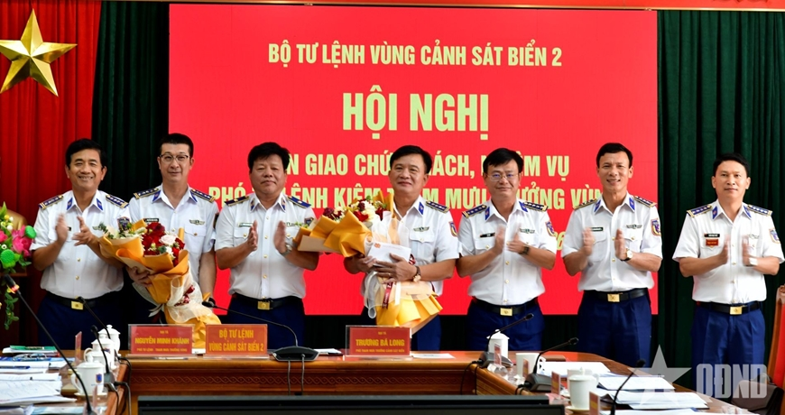 Bàn giao chức trách, nhiệm vụ Phó tư lệnh, Tham mưu trưởng Vùng Cảnh sát biển 2